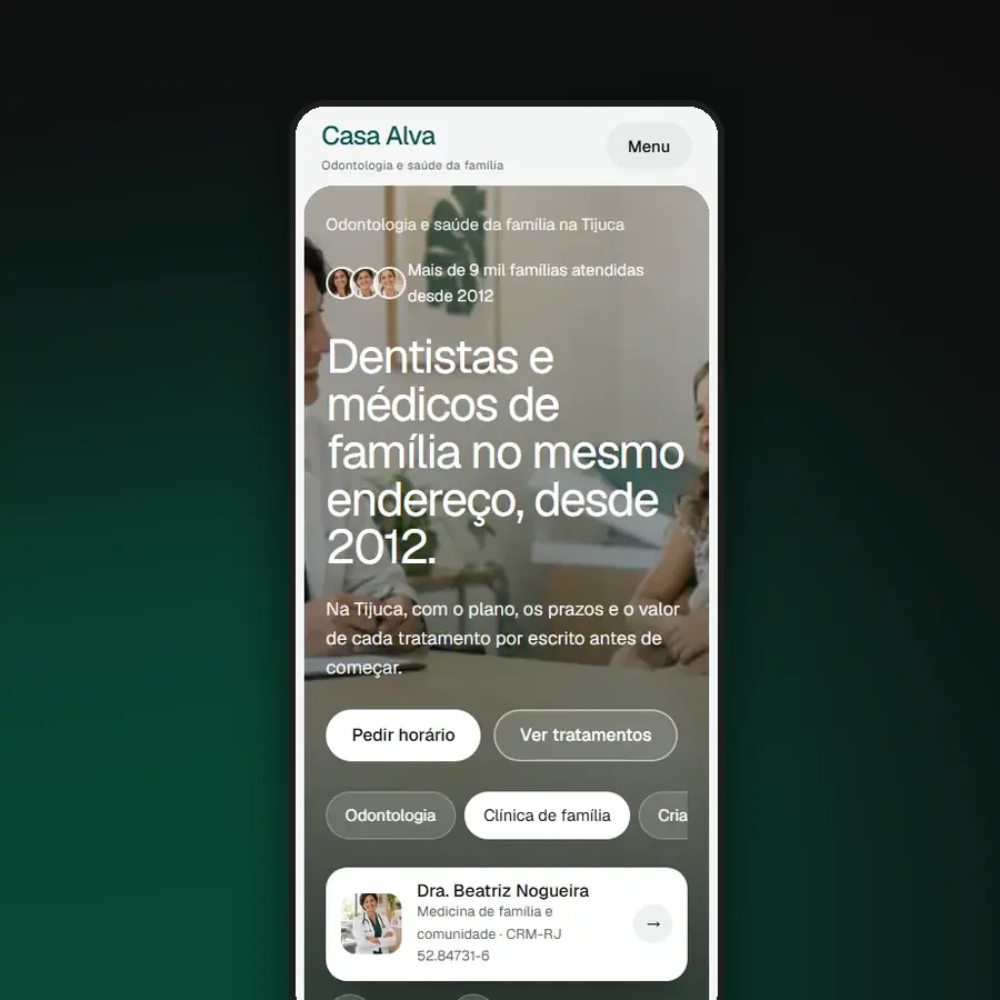 Casa Alva no celular