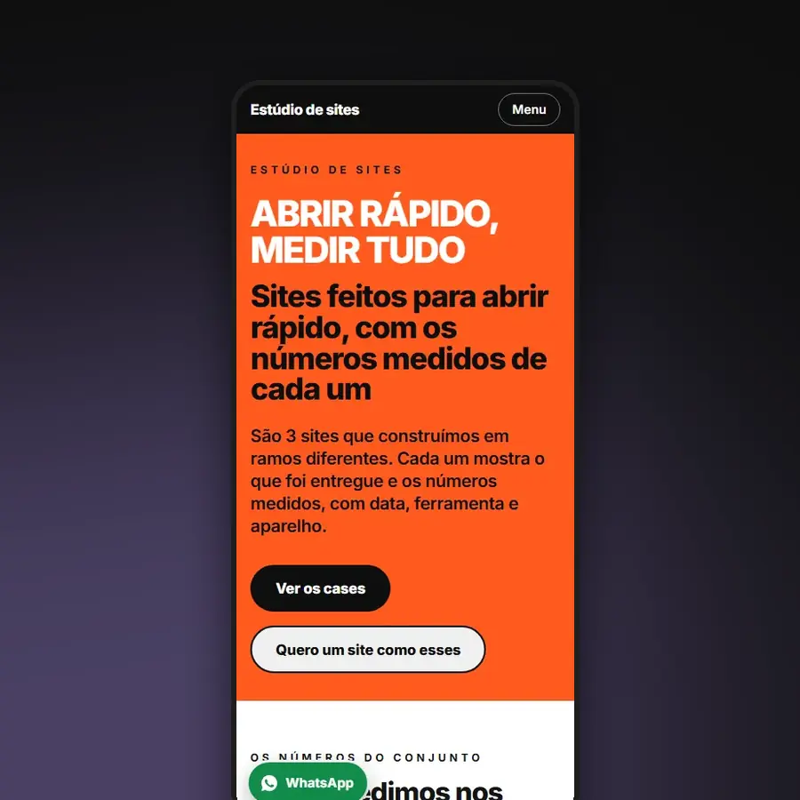 Caso de impacto no celular