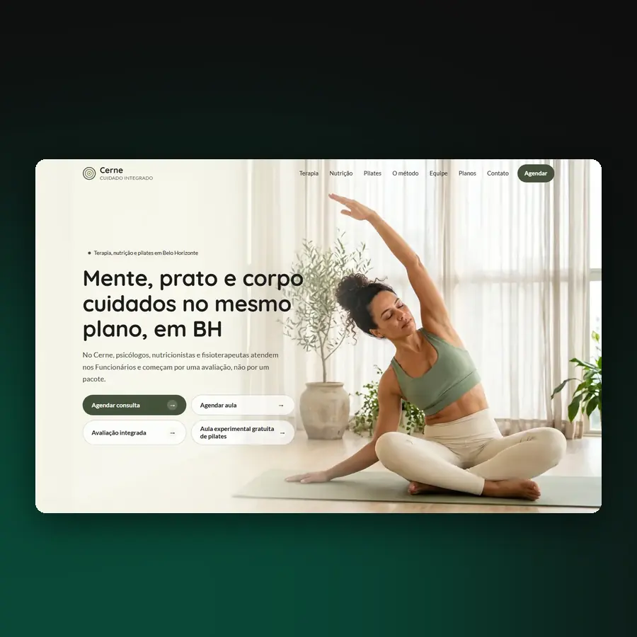 Cerne no computador