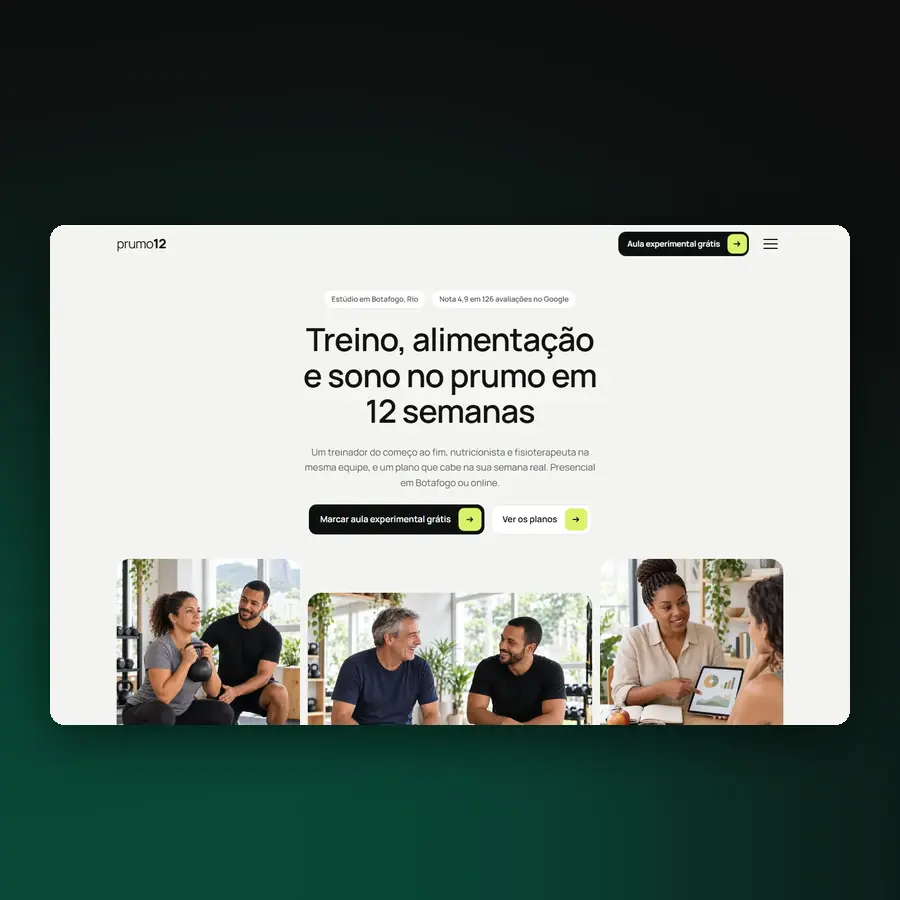 Prumo no computador