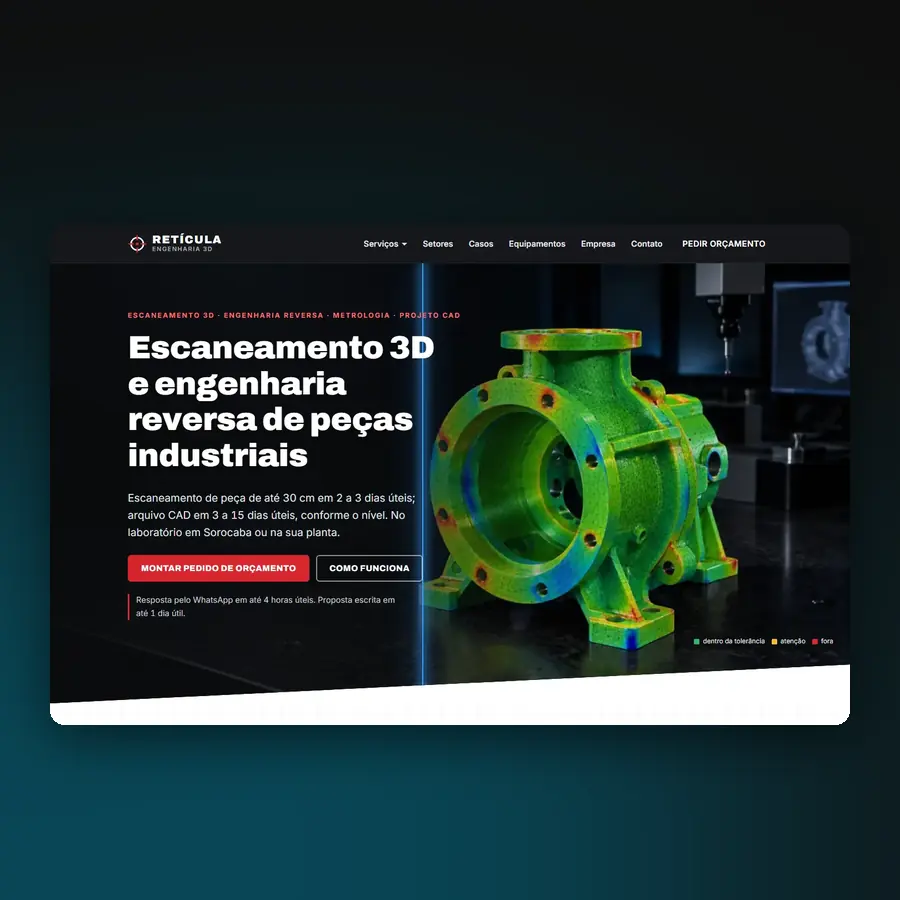 Retícula no computador