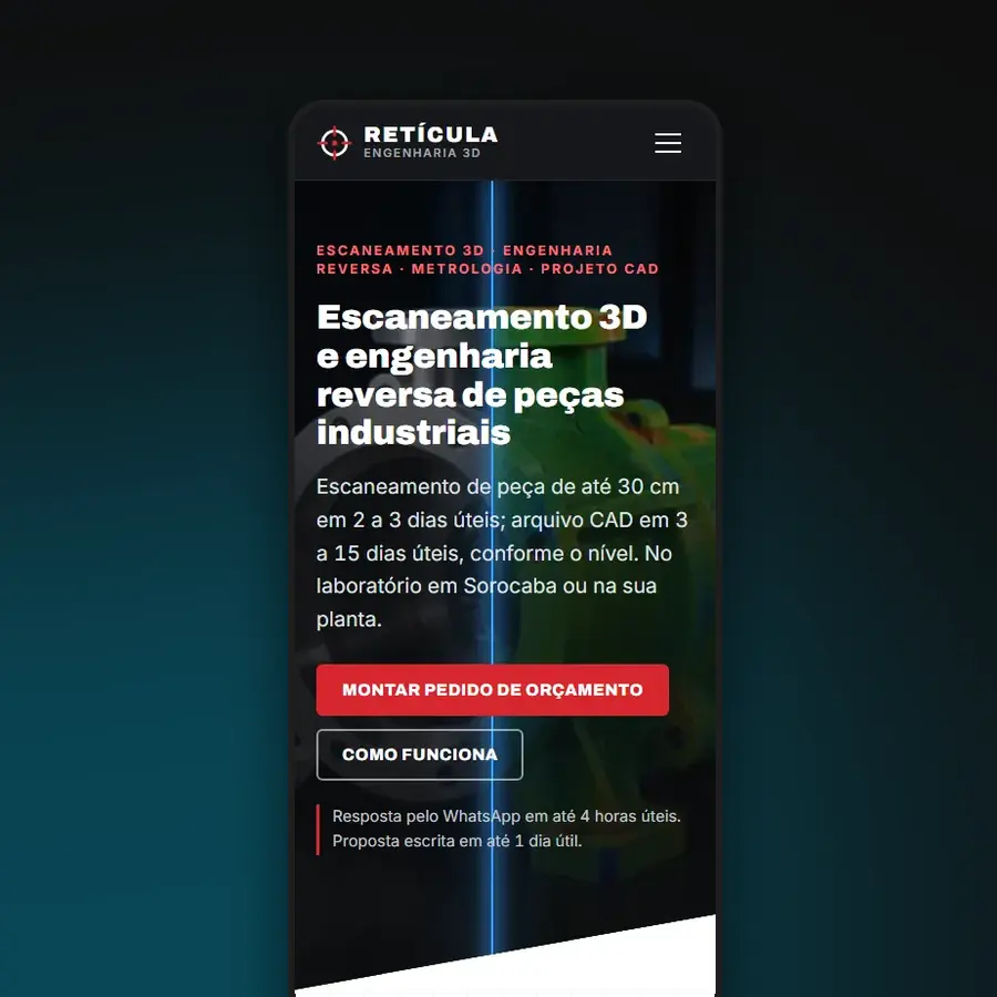 Retícula no celular