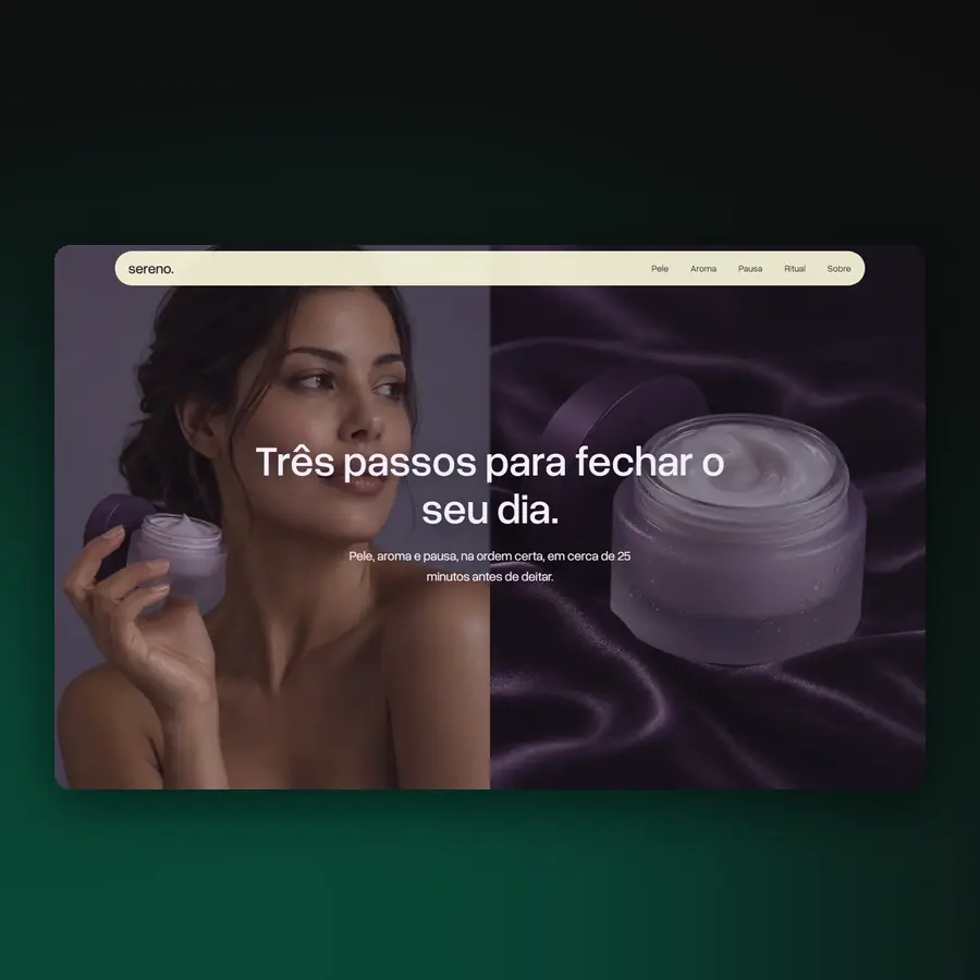 Sereno no computador