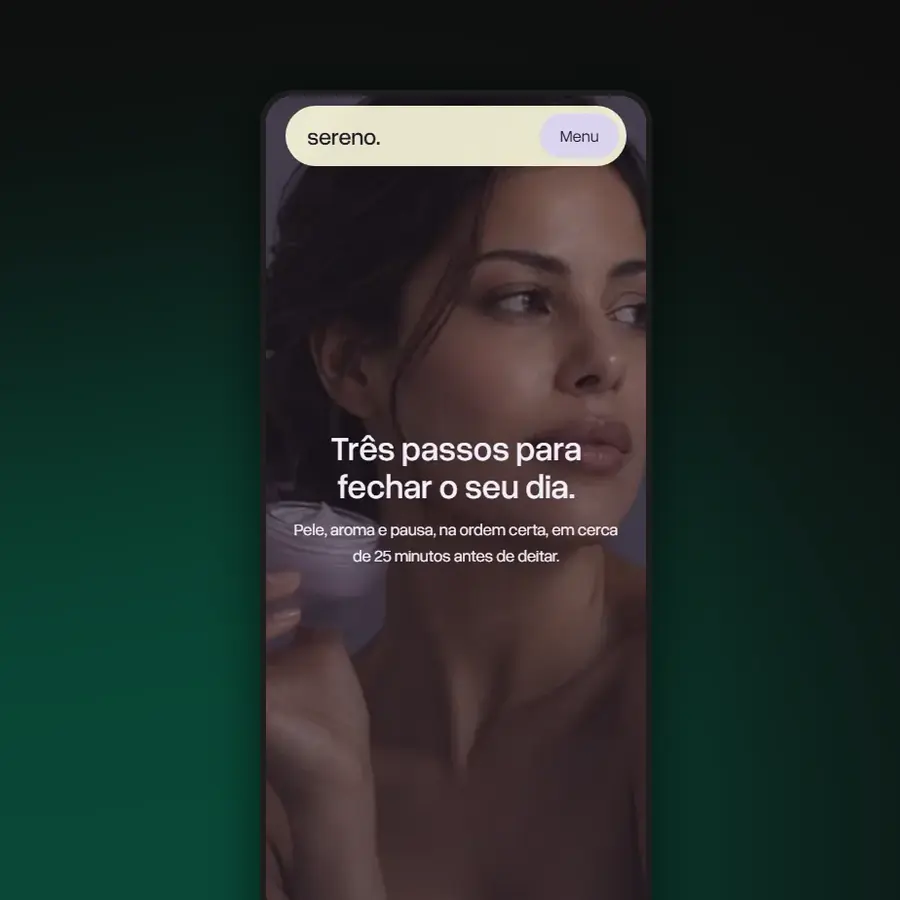Sereno no celular