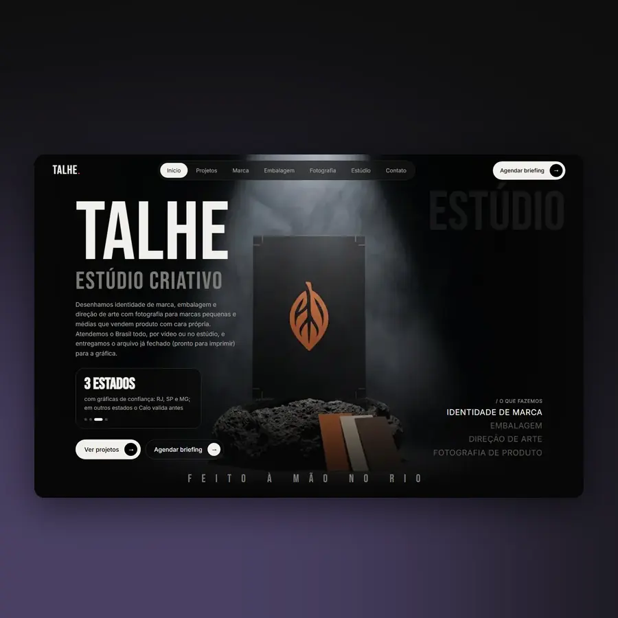 Talhe no computador
